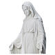 Our Lady of Miracles, 130cm in composite Carrara marble s4