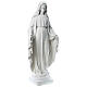 Our Lady of Miracles, 130cm in composite Carrara marble s5