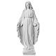 Our Lady of Miracles, 130cm in composite Carrara marble s1