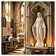 Our Lady of Miracles, 130cm in composite Carrara marble s2