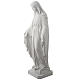 Our Lady of Miracles, 100 cm statue in reconstituted marble. s4