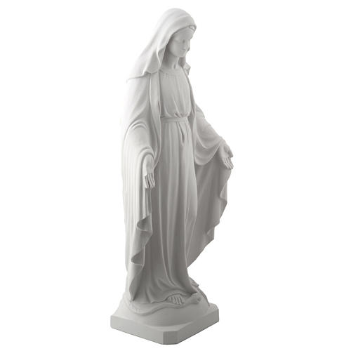 Statue Vierge Miraculeuse poudre de marbre 100 cm 5