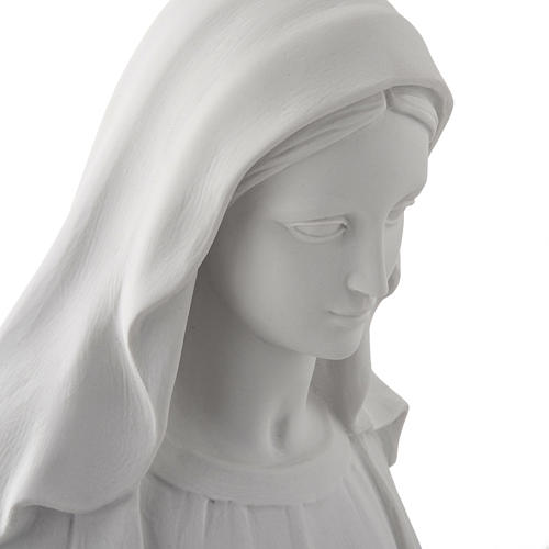 Statue Vierge Miraculeuse poudre de marbre 100 cm 6