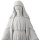Statue Vierge Miraculeuse poudre de marbre 100 cm s2