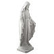 Statue Vierge Miraculeuse poudre de marbre 100 cm s5