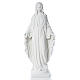 Our Lady of Miracles in reconstituted Carrara marble, 100 cm s5