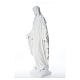 Our Lady of Miracles in reconstituted Carrara marble, 100 cm s10