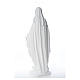 Our Lady of Miracles in reconstituted Carrara marble, 100 cm s11