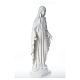 Our Lady of Miracles in reconstituted Carrara marble, 100 cm s12