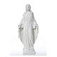 Our Lady of Miracles in reconstituted Carrara marble, 100 cm s13
