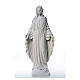 Our Lady of Miracles in reconstituted Carrara marble, 100 cm s17