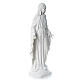Our Lady of Miracles in reconstituted Carrara marble, 100 cm s8