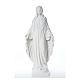 Our Lady of Miracles in reconstituted Carrara marble, 100 cm s9