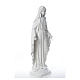 Our Lady of Miracles in reconstituted Carrara marble, 100 cm s16