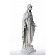 Our Lady of Miracles in reconstituted Carrara marble, 100 cm s20