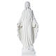 Our Lady of Miracles in reconstituted Carrara marble, 100 cm s1