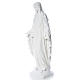 Our Lady of Miracles in reconstituted Carrara marble, 100 cm s2
