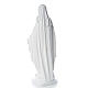 Our Lady of Miracles in reconstituted Carrara marble, 100 cm s4