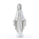Our Lady of Miracles in reconstituted Carrara marble 75 cm s5