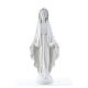 Our Lady of Miracles in reconstituted Carrara marble 75 cm s1