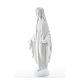 Our Lady of Miracles in reconstituted Carrara marble 75 cm s2