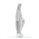 Our Lady of Miracles in reconstituted Carrara marble 75 cm s4