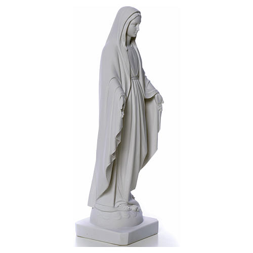 Statue Vierge Miraculeuse poudre marbre blanc 50-80 cm 6