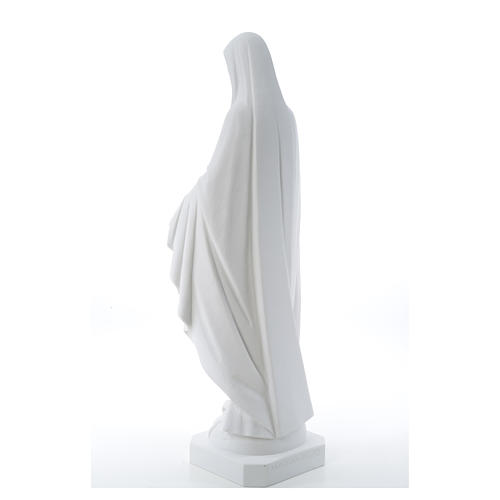 Statue Vierge Miraculeuse poudre marbre blanc 50-80 cm 11