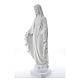 Statue Vierge Miraculeuse poudre marbre blanc 50-80 cm s10
