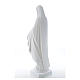 Statue Vierge Miraculeuse poudre marbre blanc 50-80 cm s11