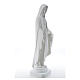 Statue Vierge Miraculeuse poudre marbre blanc 50-80 cm s12