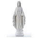 Statue Vierge Miraculeuse poudre marbre blanc 50-80 cm s1