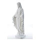 Statue Vierge Miraculeuse poudre marbre blanc 50-80 cm s2