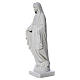Statue Vierge Miraculeuse poudre marbre blanc 50-80 cm s2