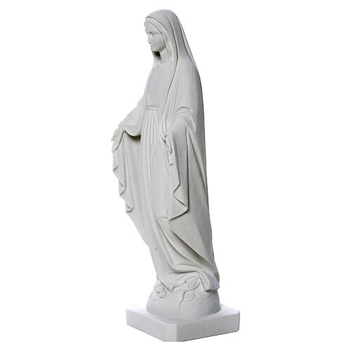 Our Lady of Miracles, reconstituted Carrara marble statue 50-80 cm 2