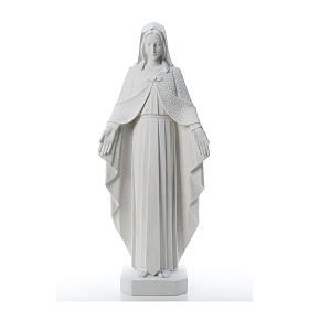 Our Lady with open arms, statue in reconstituted marble, 110 cm