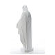 Virgen brazos abiertos 110cm de mármol blanco s7