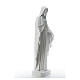 Virgen brazos abiertos 110cm de mármol blanco s8