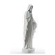 Virgen brazos abiertos 110cm de mármol blanco s4