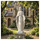 Statue Notre Dame pour extérieur 110 cm marbre s3