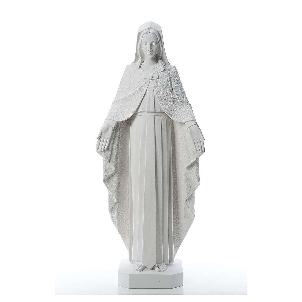 Maria Madonna ikonen FigurDeko Glasskugel 19x10x10cm Christliche Heilige Statue