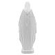 Virgem Maria braços abertos 110 cm imagem mármore branco s6