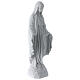 Virgen de la Milagrosa mármol de carrara 50 cm s4