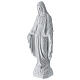 Nossa Senhora Milagrosa mármore branco Carrara 50 cm s3