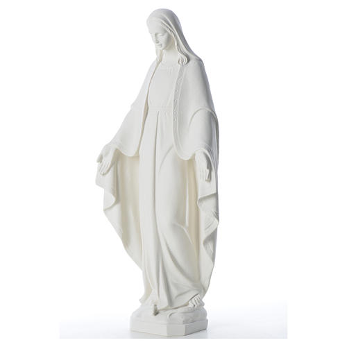 Our Lady of Miracles, 62 cm in reconstituted Carrara marble 6