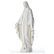 Statue Vierge Miraculeuse poudre de marbre 62 cm s6
