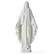Statue Vierge Miraculeuse poudre de marbre 62 cm s1