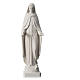Madonna Miracolosa braccia strette 62 cm marmo bianco s5