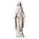 Madonna Miracolosa braccia strette 62 cm marmo bianco s1