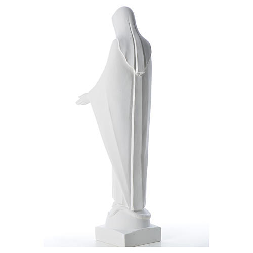 Statua Miracolosa polvere di marmo bianco 60-80 cm 3